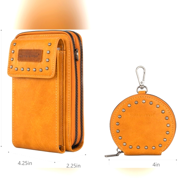 Montana West Cell Phone Wallet Purse for Women Crossbody Bag with Coin Purse - Picture 2 of 11